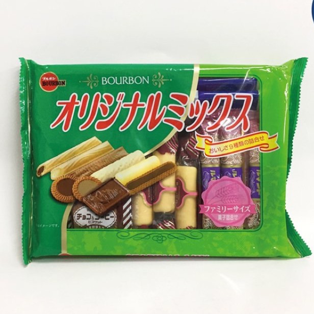 北日本BOURBON 人氣9種夾心餅乾 170g
