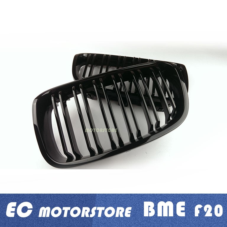 BMW F20 2011-2014 M款 前期 亮黑 雙槓 鼻頭 水箱護罩 水箱罩