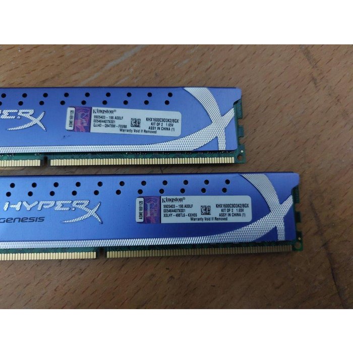金士頓 DDR3 1600 4GBX2=8GB 雙面同顆粒 雙通道 穩定性高 散熱片