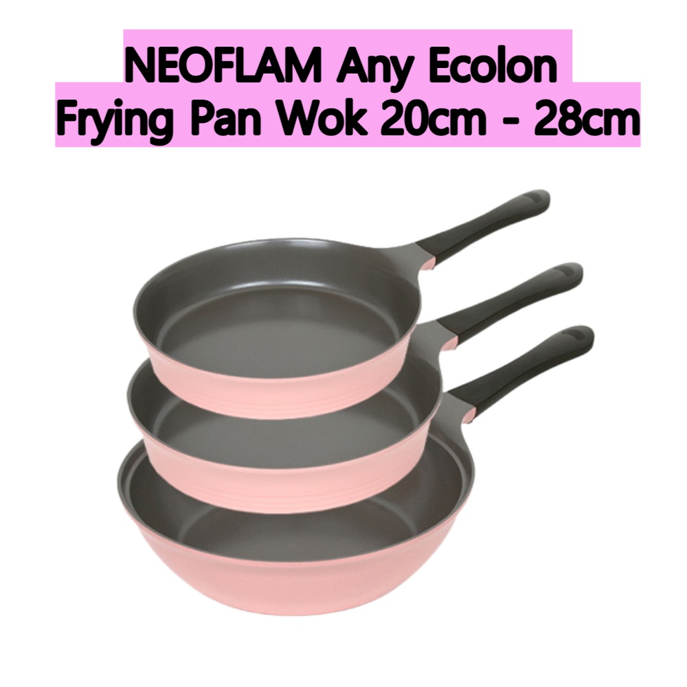 韓國 NEOFLAM 電磁爐 鑄鐵 不沾平底鍋 炒鍋 Any Ecolon 20cm - 28cm