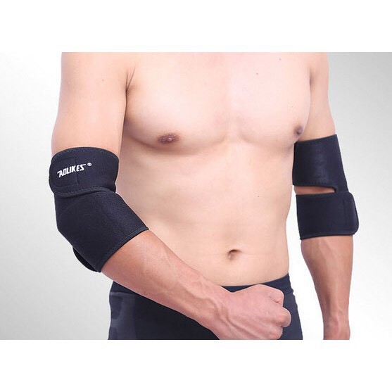 附發票 AOLIKES 雙向加壓運動防護肘 舒適透氣 纏繞式護肘 運動護肘 高彈力透氣運動護肘