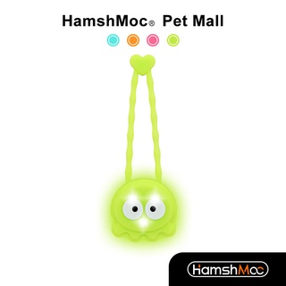 HamshMoc 寵物LED發光吊墜狗牌吊飾 寵物燈 可搭配項圈胸背牽繩 防走失夜間遛狗神器 貓狗通用【現貨速發】