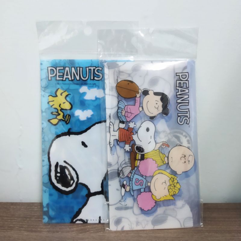 Snoopy（70周年） 雙層文件萬用收納套 史努比 口罩收納袋 口罩套 隨身 雙層口罩套 文件萬用收納 暫存夾