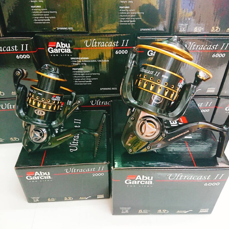 =佳樂釣具=美國🇺🇸Abu Garcia Ultracast II 5+1培林  紡式捲線器 池釣 烏鬸 捲線器