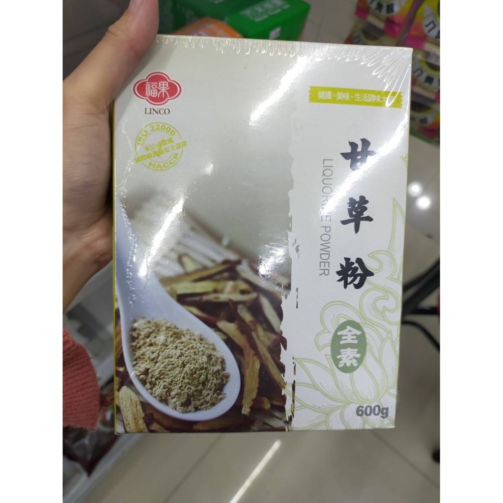 我行我素 福果 甘草粉 600g(盒)