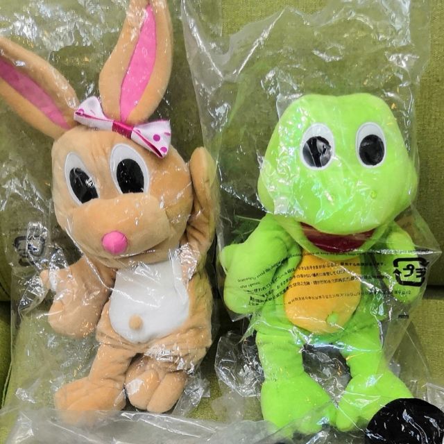 寰宇迪士尼froggy and bunny手偶