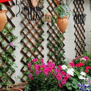居家種花架花盆 免運防腐木柵欄室內室外木質欄柵裝飾陽臺花園戶外木花架餐廳隔斷圍欄 蝦皮購物