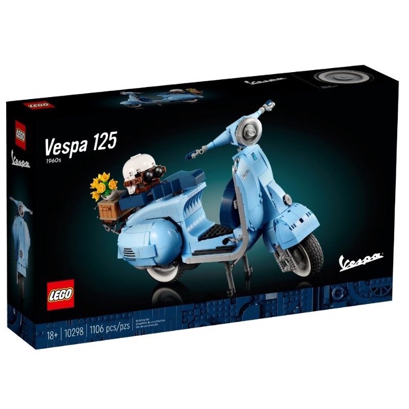 『玩樂一族』現貨 實圖 樂高 LEGO樂高 Creator 10298 偉士牌 Vespa 125 水藍 大偉士牌