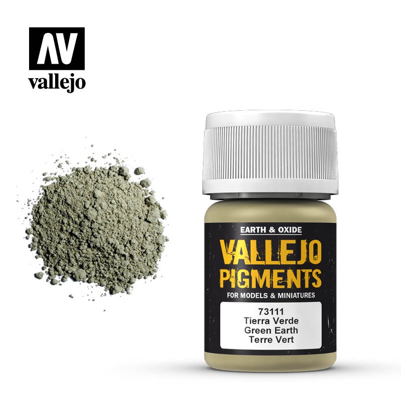 【龍門】Vallejo 色粉 Pigments - 綠土地色 35ml  73111