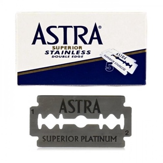 俄羅斯 Astra Superior Stainless 雙刃刀片 傳統刮鬍刀 安全刮鬍刀 #DE刀片