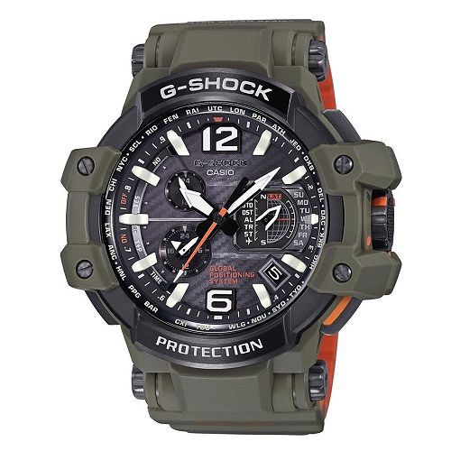 【CASIO】G-SHOCK 探險極限時空橄欖綠系列科技電波錶(GPW-1000KH-3A)正版宏崑公司貨