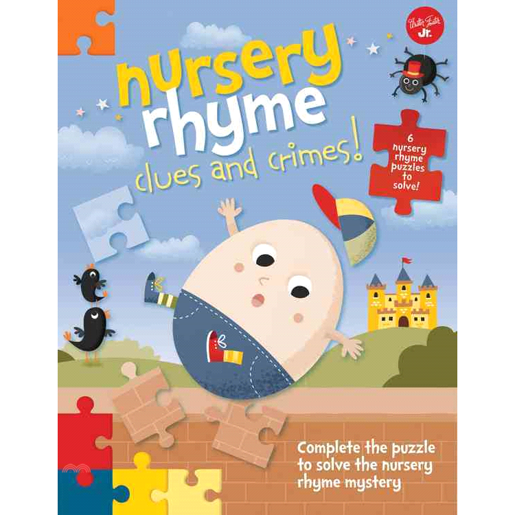 Nursery Rhyme Clues and Crimes: Complete the puzzle to solve the nursery rhyme mystery童謠偵探拼圖遊戲書（外文書）