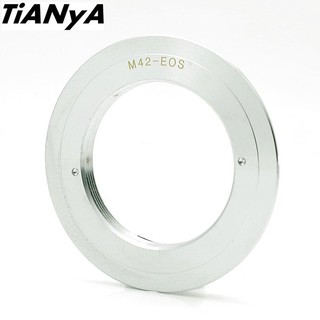 又敗家Tianya無檔板合焦晶片M42轉EOS轉接環M42鏡頭接Canon佳能EOS機身M42-EOS轉接環M42-EF