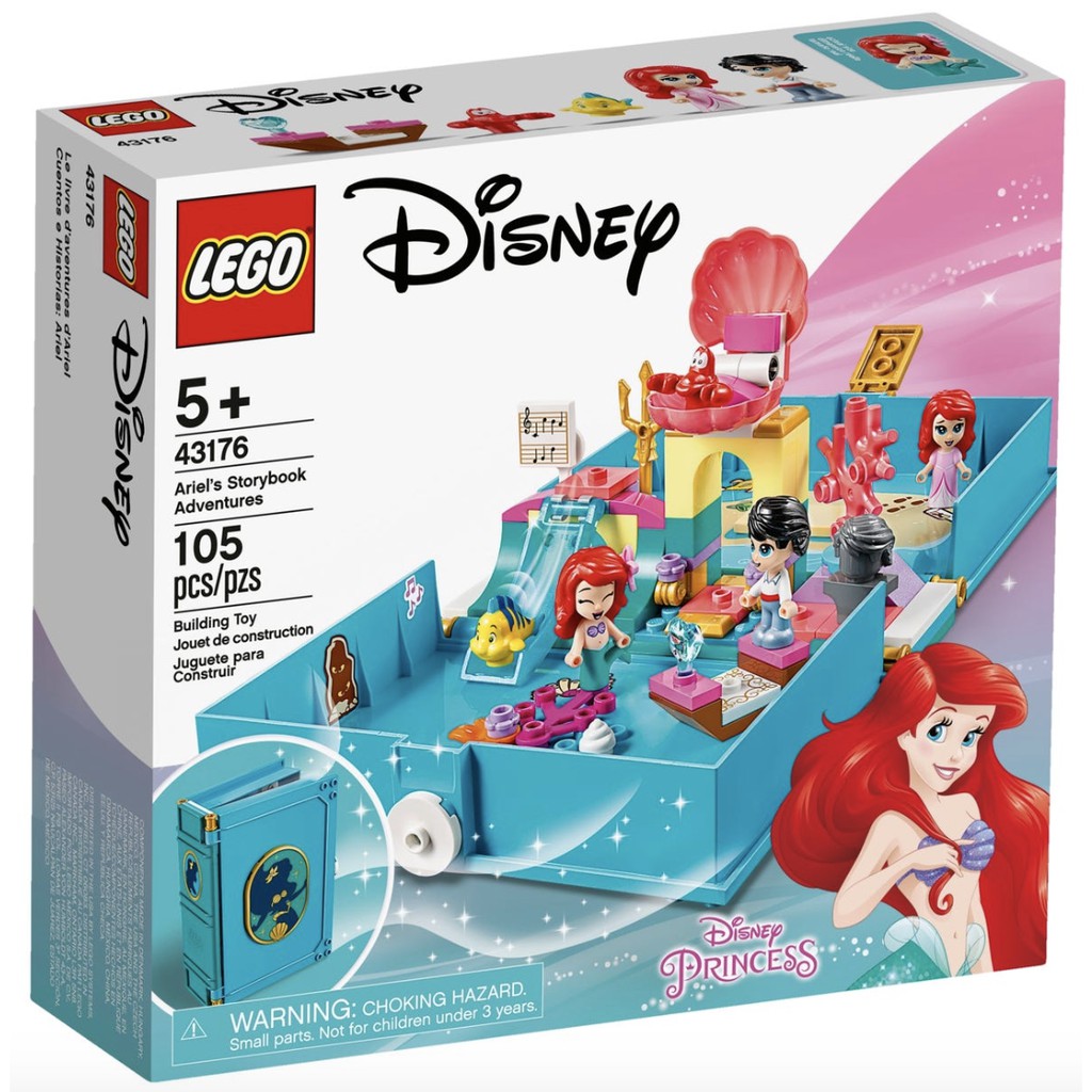 【ToyDreams】LEGO Disney 43176 美人魚 愛麗兒的口袋故事書 Ariel's Storybook