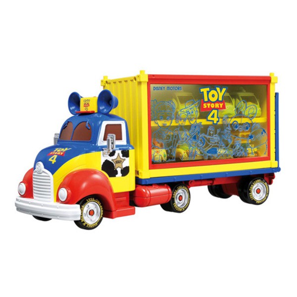 【TAKARA TOMY】玩具總動員 4 TOY STORY 貨櫃車 收納車 運輸車 展示 TOMICA 多美