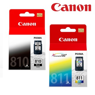 【蝦皮直營】Canon PG-810+CL-811 原廠墨水匣組合(1黑1彩) 廠商直送