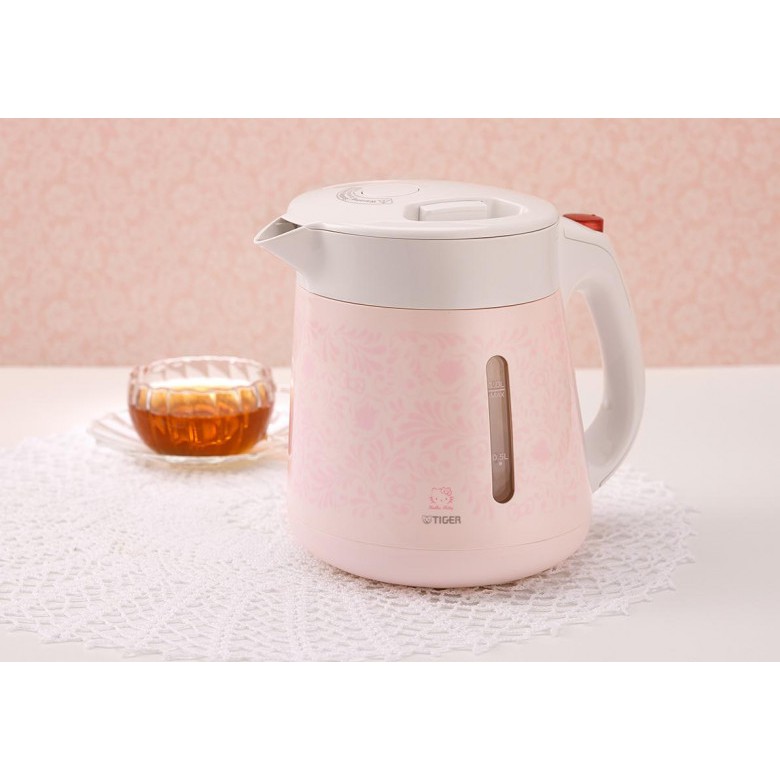 現貨絕版品日本原裝tiger 虎牌x Hello Kitty 電水壺熱水壺快速煮水熱水器快煮壺三麗鷗 蝦皮購物