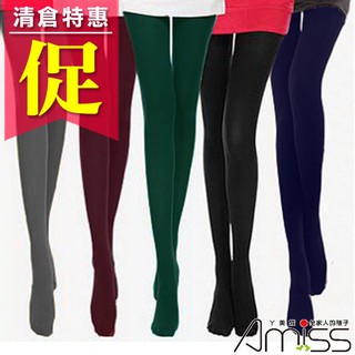 Amiss 100丹『透氣褲叉』微透舒適褲襪【限量促銷】(6色)