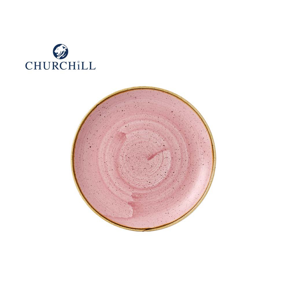 英國CHURCHiLL-點藏系列-粉紅色 22cm 圓形餐盤