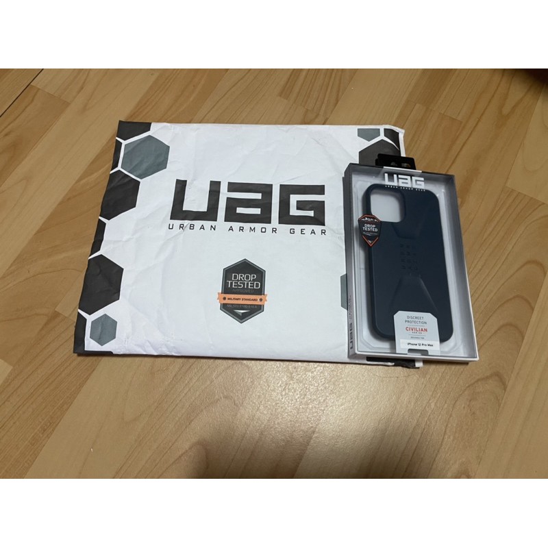 UAG 軍規防摔手機殼 iphone 12promax簡約藍