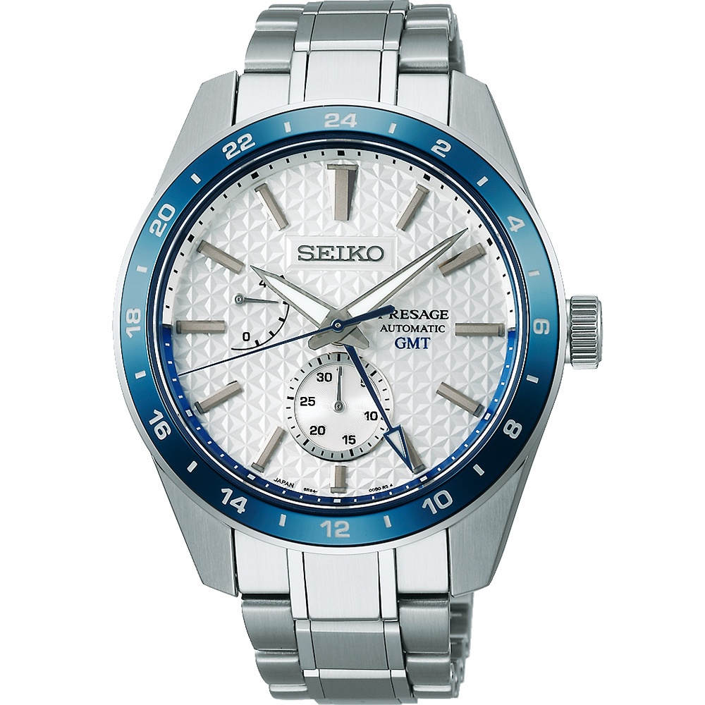 聊聊甜甜價◆SEIKO 精工 PRESAGE 新銳系列 限量周年GMT機械錶 6R64-00D0S / SPB223J1