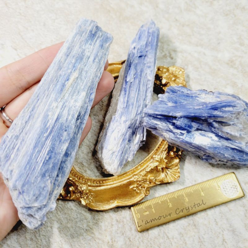 L'amour Crystal 嚴選美礦| 大塊天然藍晶石Kyanite 塊狀條狀原礦