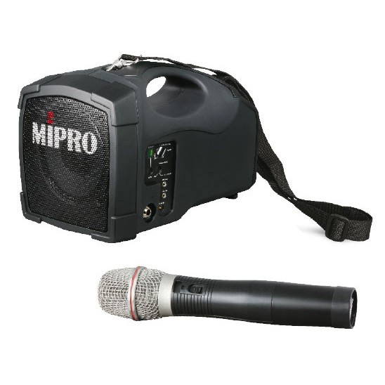 ﹝二手出售，6.5成新﹞MIPRO MA101+MH203a無線喊話器+無線手握式麥克風