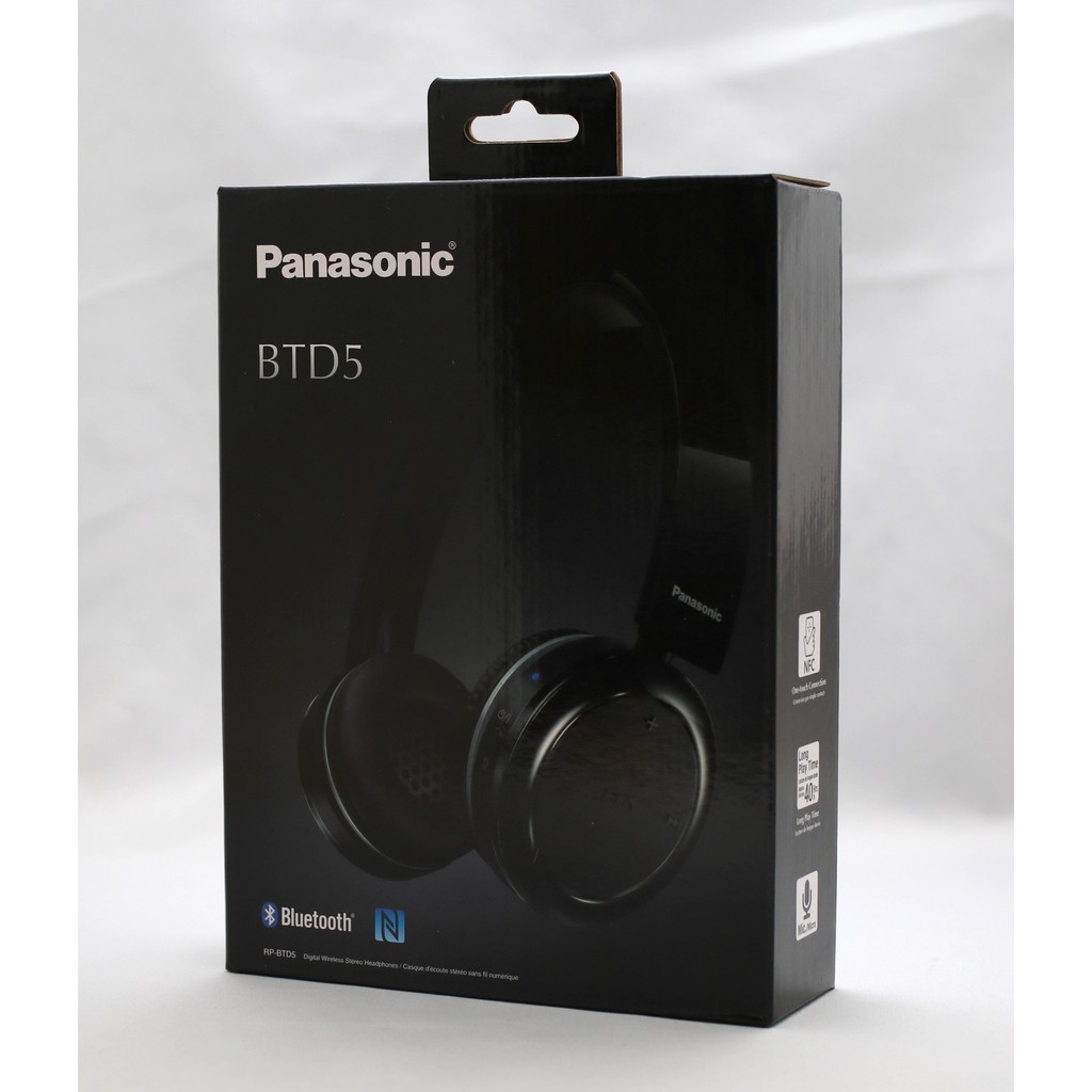 Panasonic RP-BTD5 數位無線立體聲耳機 藍牙耳罩式耳機