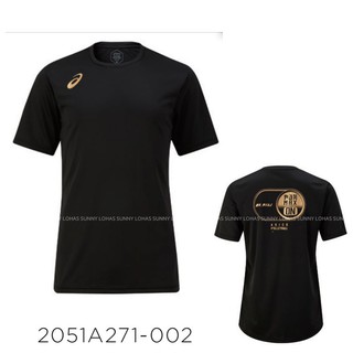 (C3) ASICS 亞瑟士 短袖T恤 排球衣 2051A271-002 黑 [SUN]