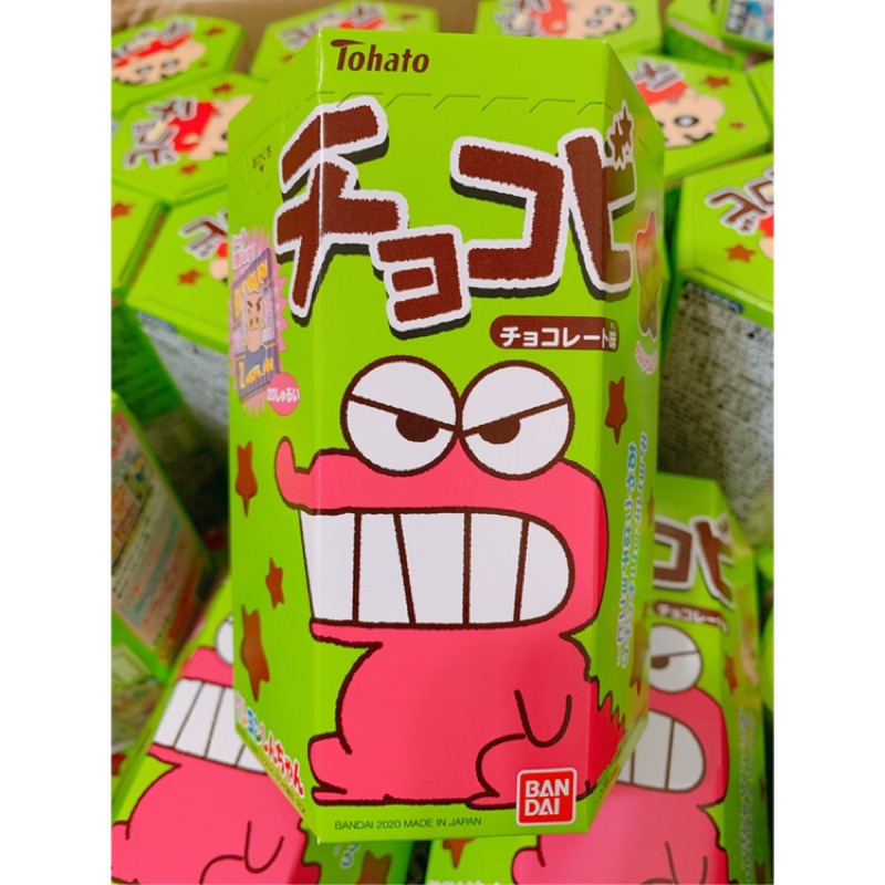 東鳩 日本進口零食 蠟筆小新巧克力餅乾  內附貼紙25g 星星餅乾 Tohato 六角餅乾盒