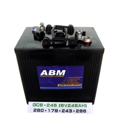 深循環電池 產業電池 ABM GC6-245 6V 245AH(可代飛馬Trojan T-105、T-145)