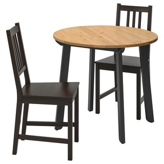 北歐工業LOFT風格經典IKEA宜家GAMLARED實木餐桌+STEFAN餐椅/二手八成新/一桌二椅/一組特$2980