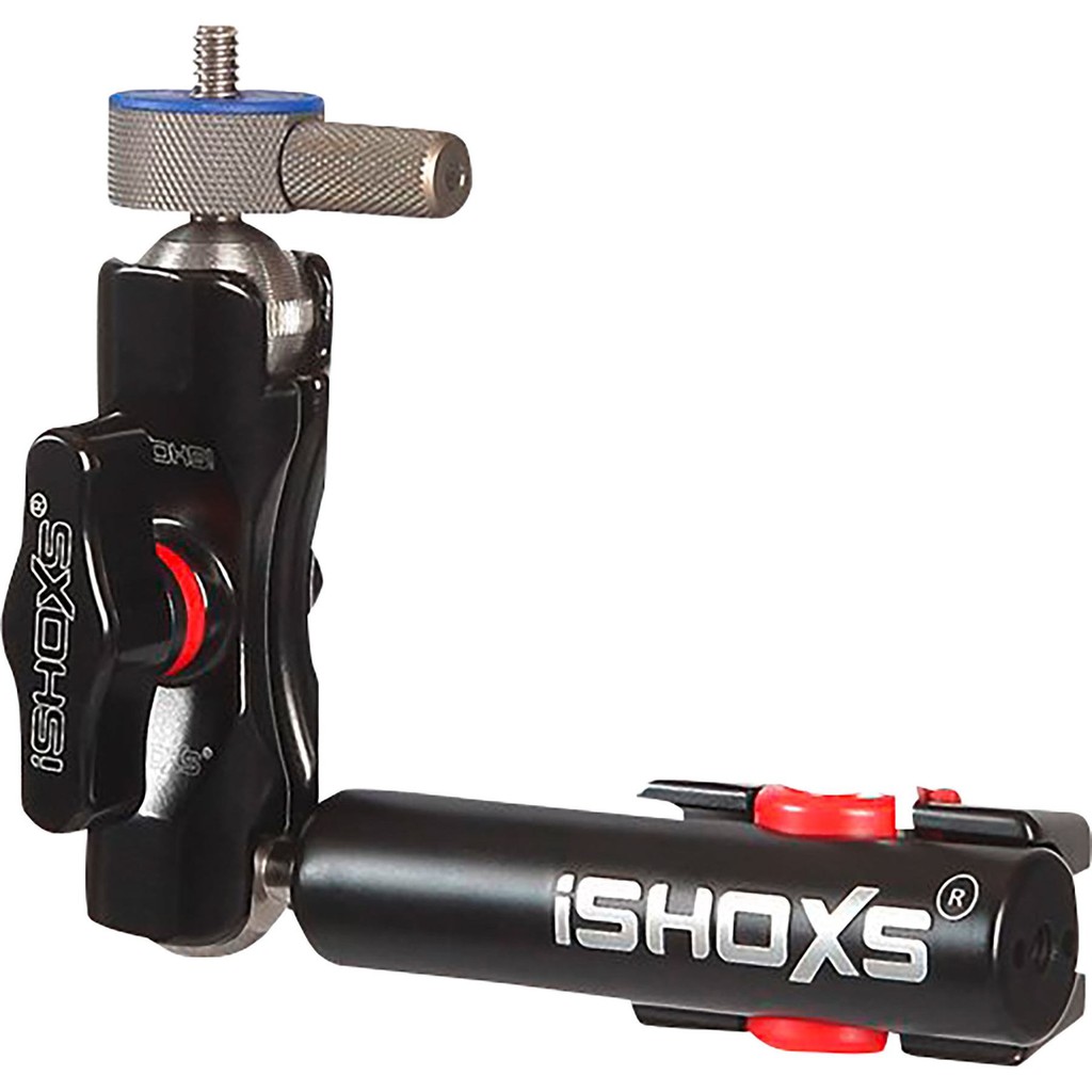 【德國Louis】iSHOXS 運動型攝影機小管徑固定座 摩托車自行車重機可固定於後照鏡行李架風鏡 編號10013443