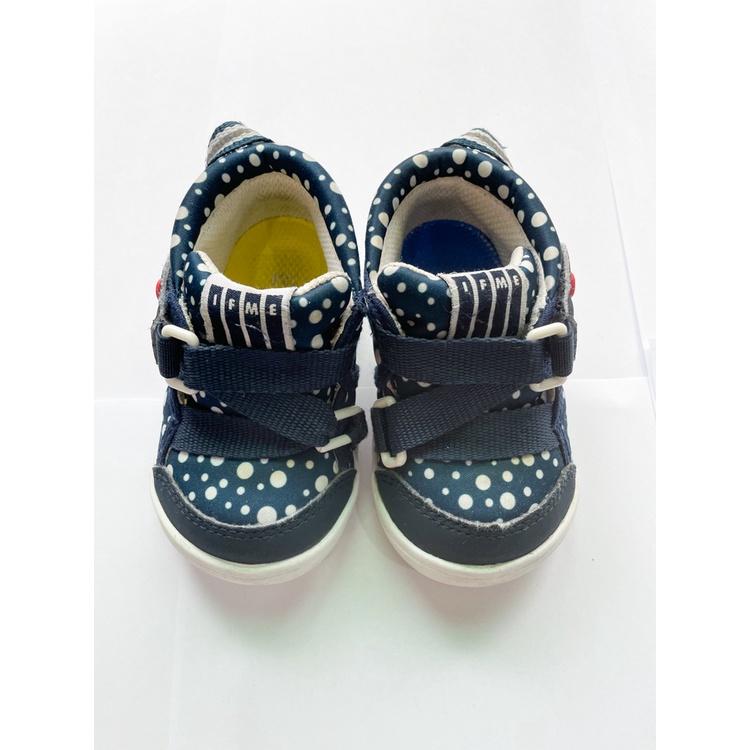 【E13】IFME light輕量系列－學步鞋－點點藍13cm（二手）