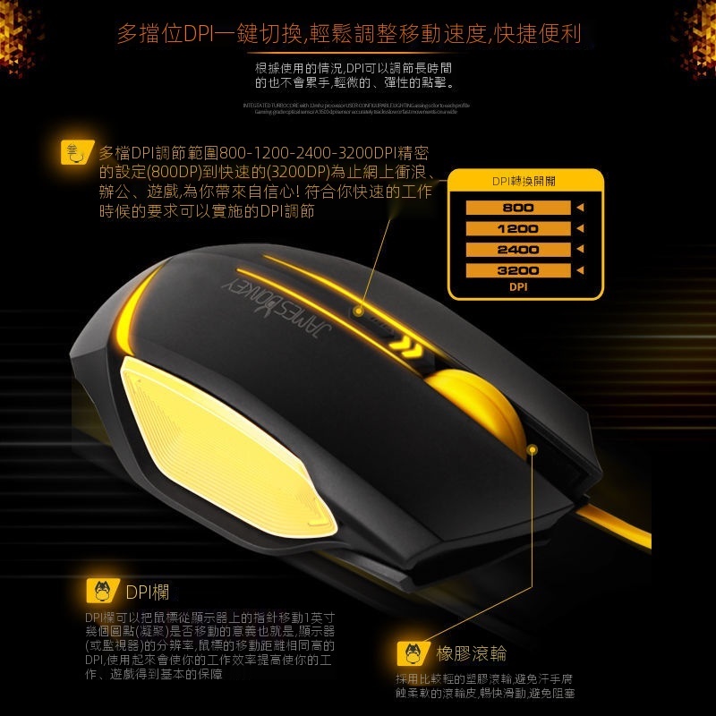 賤驢112i有線滑鼠絕地求生吃雞神器電腦電競游戲lol發光滑鼠 蝦皮購物