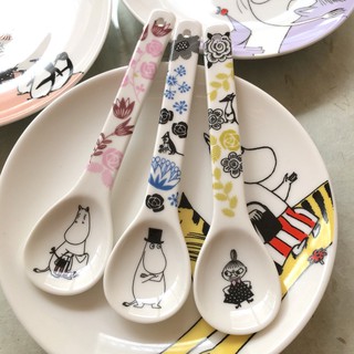 日本 嚕嚕米 花 陶瓷 湯匙 三款 勺子 點心 茶匙 攪拌棒 餐具 咖啡 下午茶 卡通 moomin 生日禮物 小不點