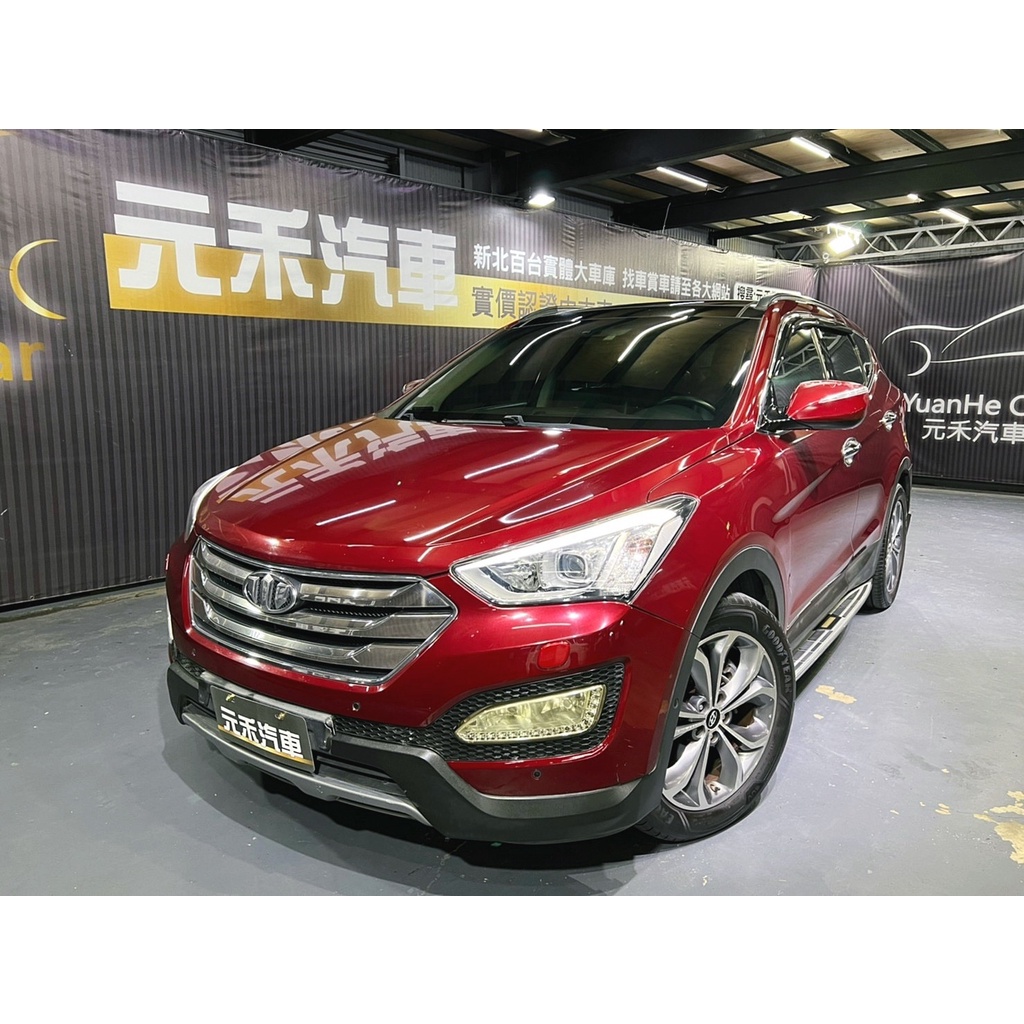 (5)正2014年出廠 Hyundai Santa Fe 2.2皇家款7人座 柴油 金屬紅