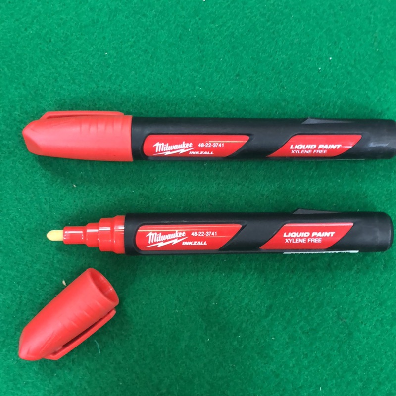 米沃奇原廠公司貨 紅色油漆筆 48-22-3741 抗UV 耐高溫 麥克筆 奇異筆 工具筆 油性油漆筆