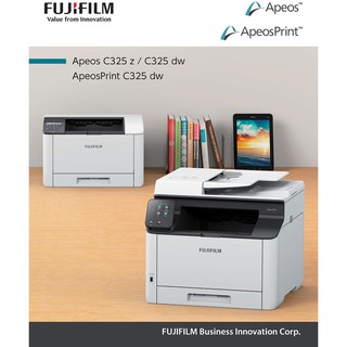 機器+碳粉～FUJIFILM Apeos Print C325dw 彩色印表機上網登錄送 isoda 迷你氣泡