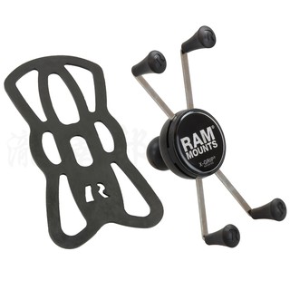 瀧澤部品 美國Ram Mounts 萬用X型背夾含球座 RAM-HOL-UN10BU (含安全網) 大X夾 手機夾 車架