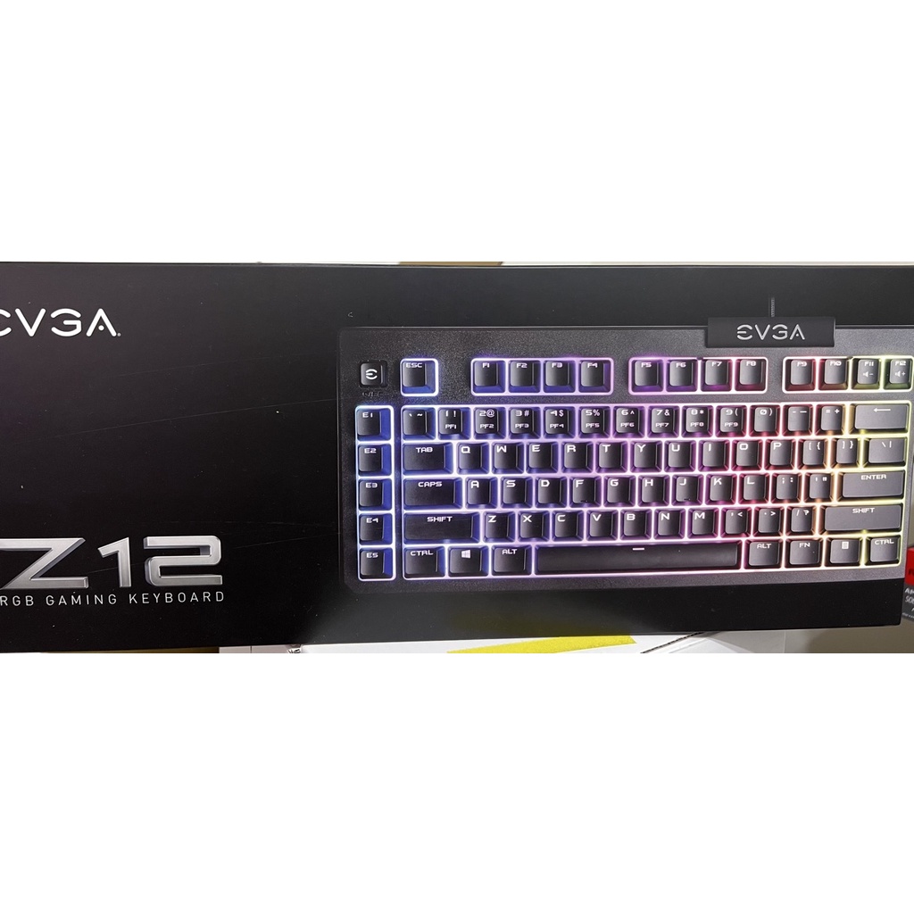 EVGA Z12 RGB薄膜式鍵盤