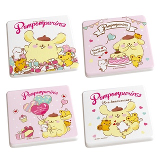 三麗鷗 Sanrio 布丁狗 25週年限定款 硬式珪藻土杯墊 (2入組) 防潮 防滑墊 吸水墊 隔熱墊 【5ip8】