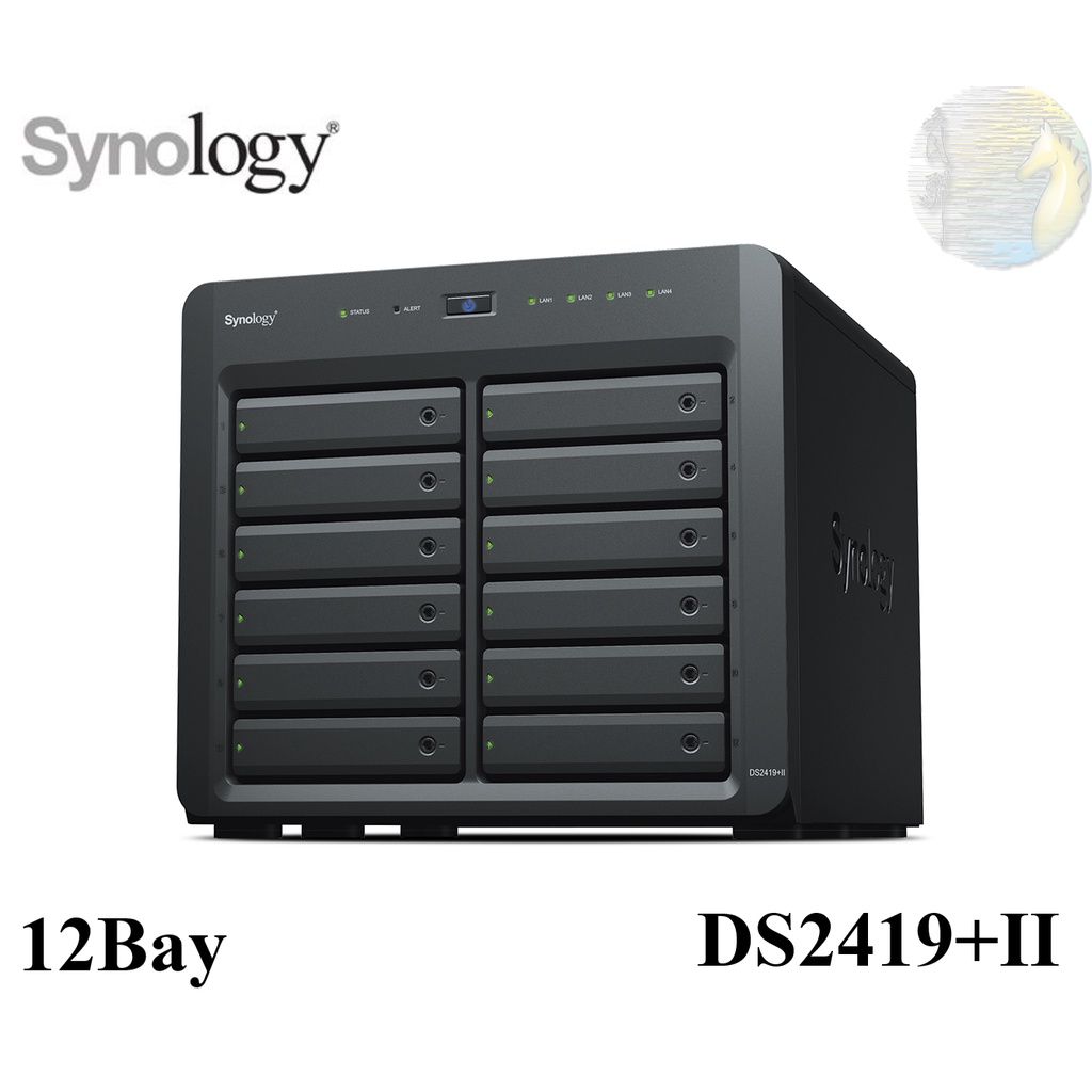 【含稅公司貨】Synology群暉 DS2419+II DS2419+ DS2419 網路儲存伺服器 12Bay NAS