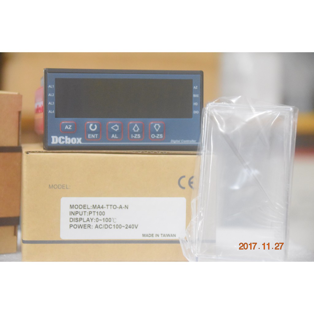 DCbox PT100溫度顯示錶 MA4-TTO-A-N 數字型溫度電錶 複合式4位數類比輸入