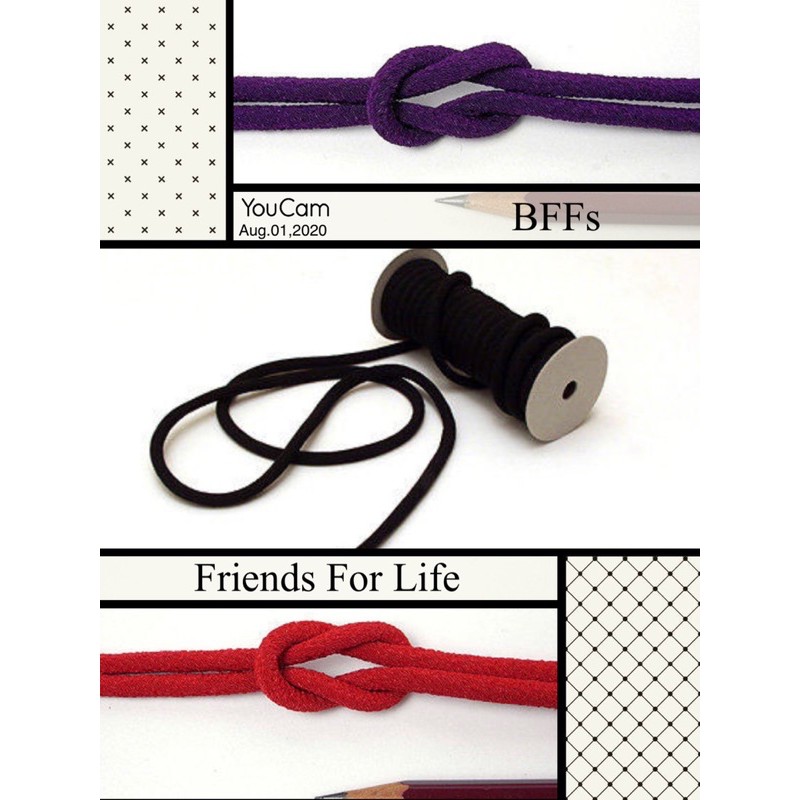 日本進口和風絹布紐繩系列 8mm無地 3色可選 日本束口袋繩材料 蝦皮購物