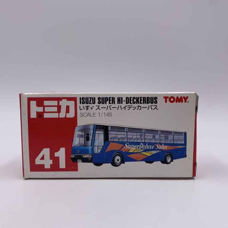 Tomica No.41 ISUZU SUPER HI-DECKERBUS 紅標