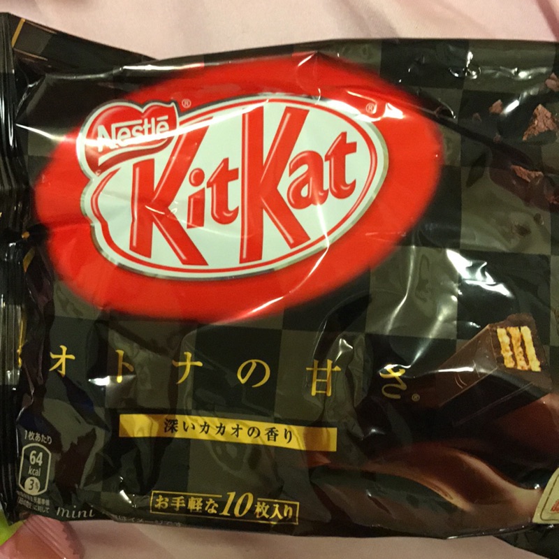 Kitkat 雀巢  奇巧  巧克力  黑巧克力口味