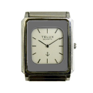 [專業模型] 石英錶 [TELUX 752001] 鐵力士 方形 時尚[超薄]錶[白色面]中性錶/軍錶[新品]