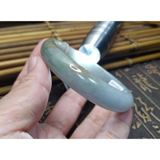 【禾賢行】天然翡翠.緬甸玉.糯種飄晴水灑金翡翠貴妃手鐲-17.0圍.手鐲.ZGCQJ014228