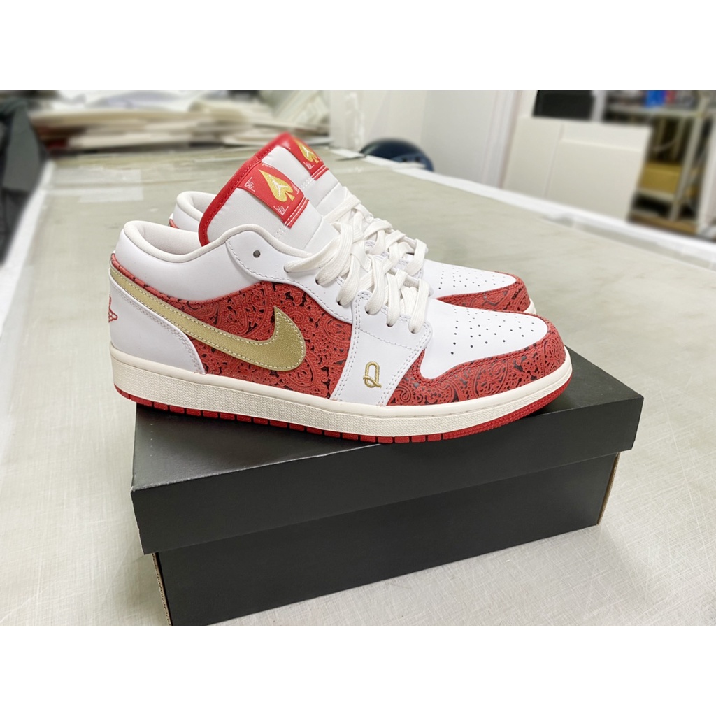 Nike Air Jordan 1 Low Spades 撲克 DJ5185-100 全新 US10（附信義區專櫃發票）